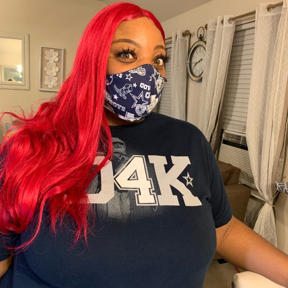 NFL Sports Team Cowboys Face Mask - Picture 3 of 5